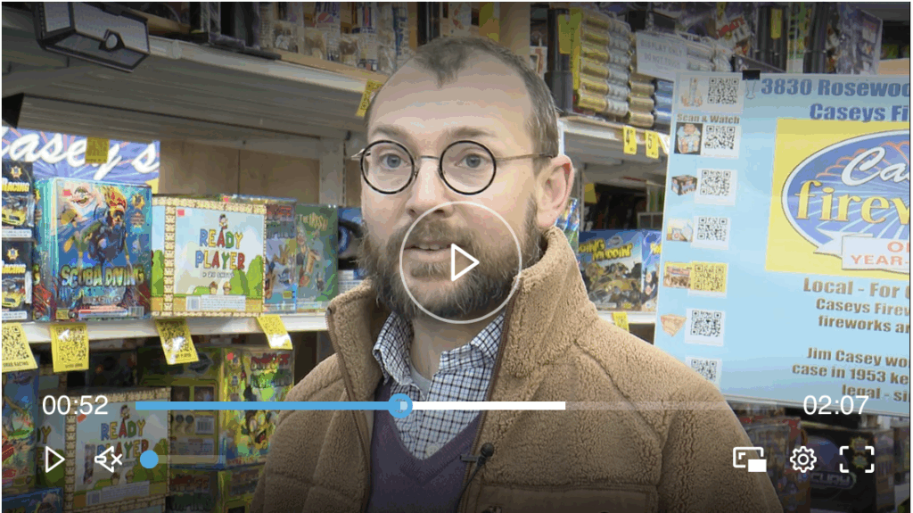 WACH story about fireworks safety during New Year's Eve 2025